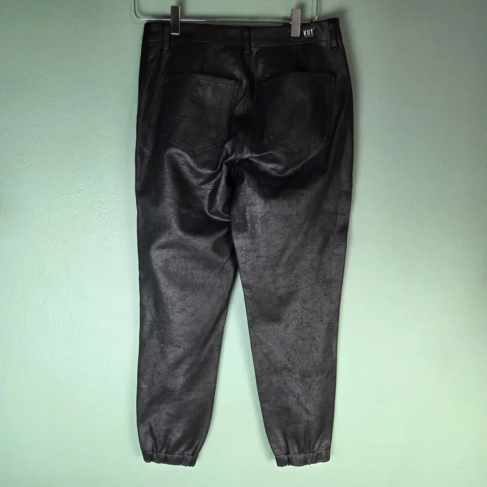 Kut From The Kloth Womens High Rise Frida Slim Track Pant 4